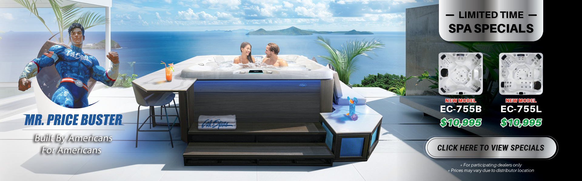 Calspas hot tub being used in a family setting - Manchester